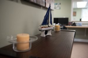 Decor water theme at Northwood Family Dental Center