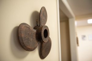 Boat and water theme at Northwood Family Dental Center