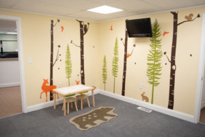 Private Family Waiting Room at Northwood Family Dental Center